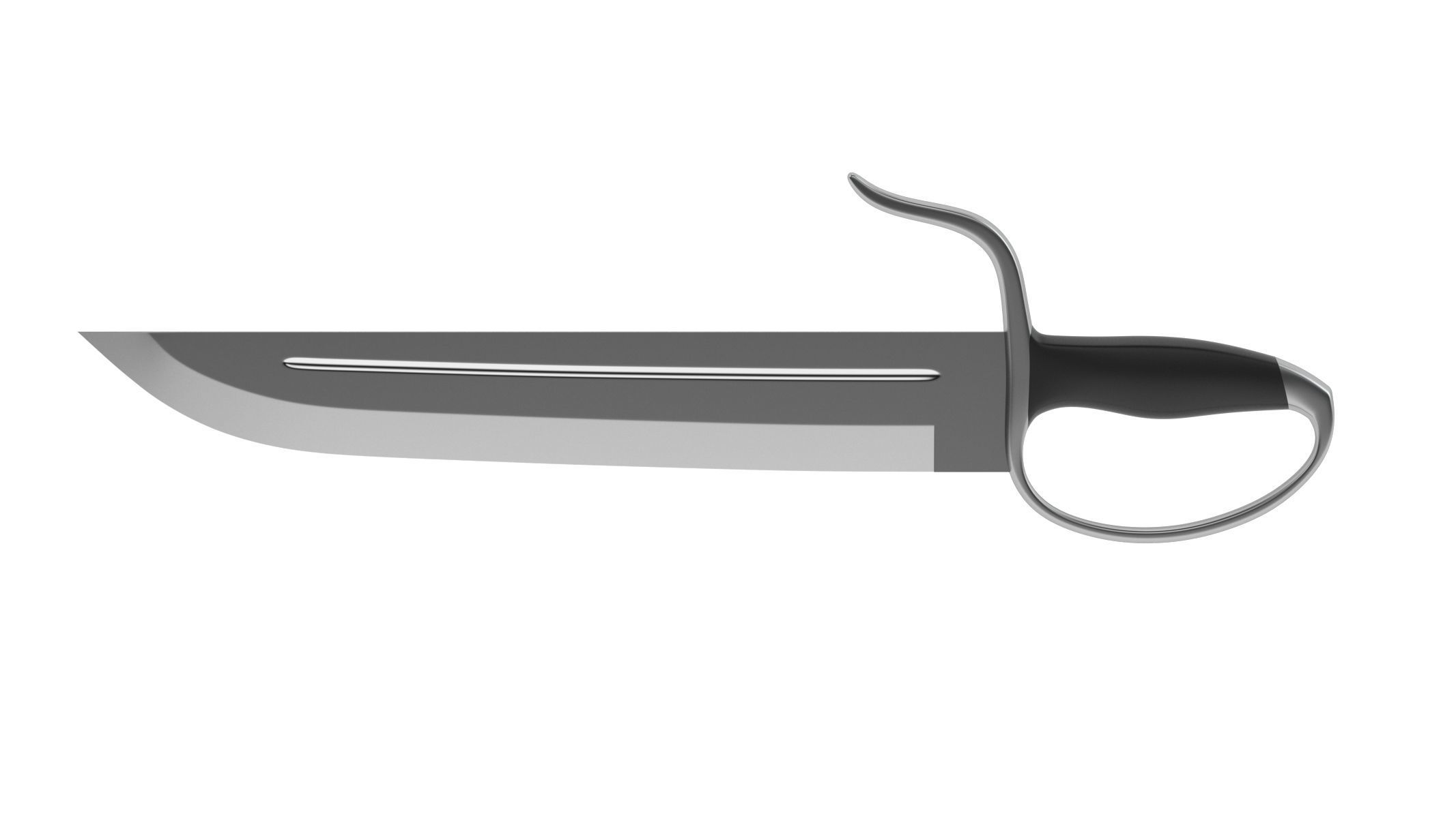 Butterfly Sword 04 3D model_3