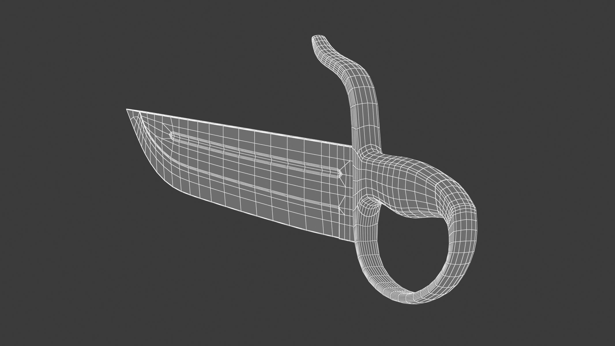 Butterfly Sword 04 3D model_7