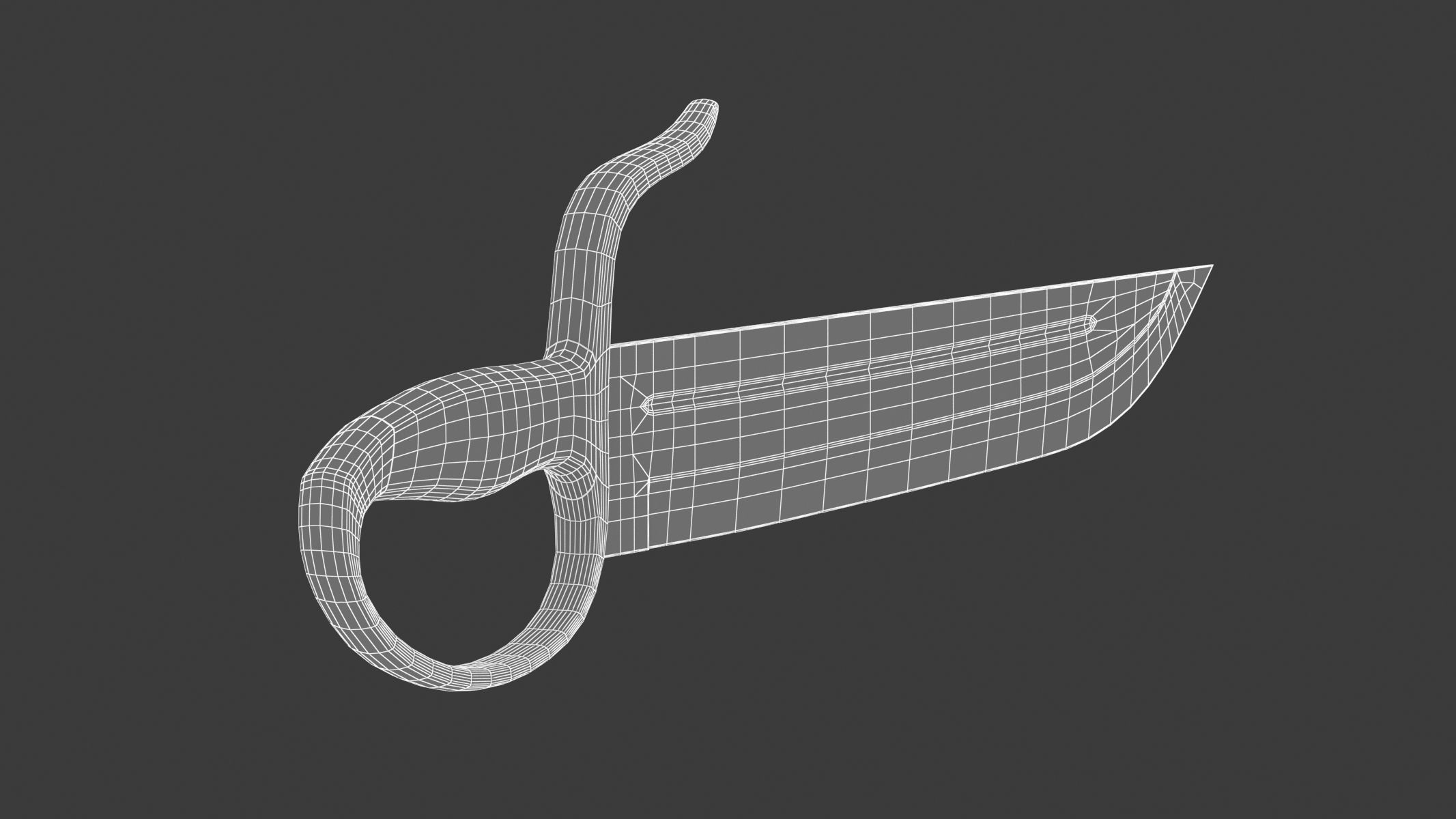 Butterfly Sword 04 3D model_6