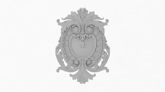 Cartouche Ornament 005