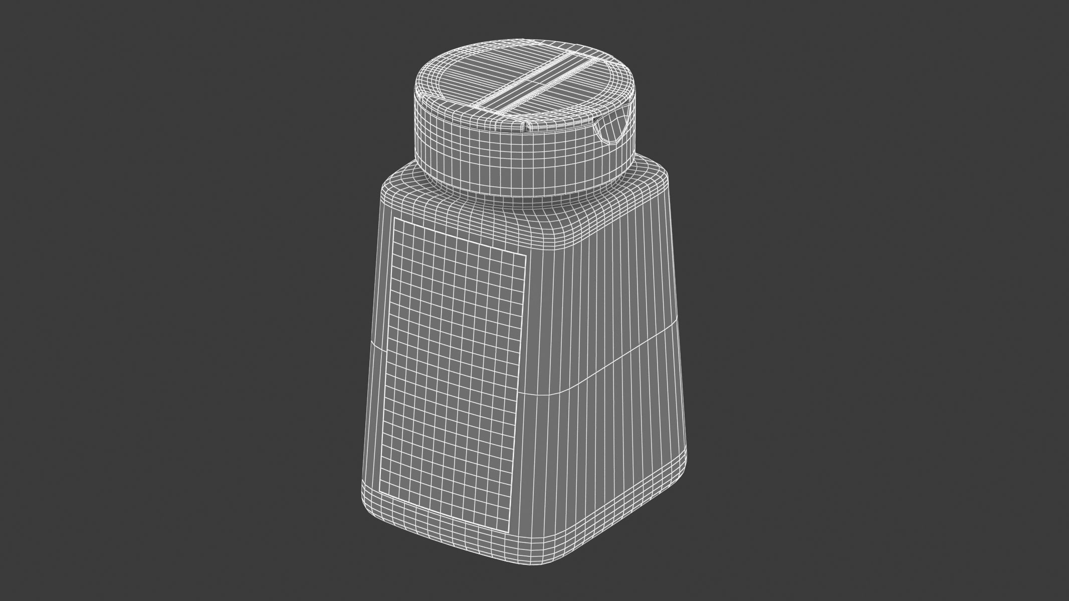 Jar Bottle 02 3D model_5