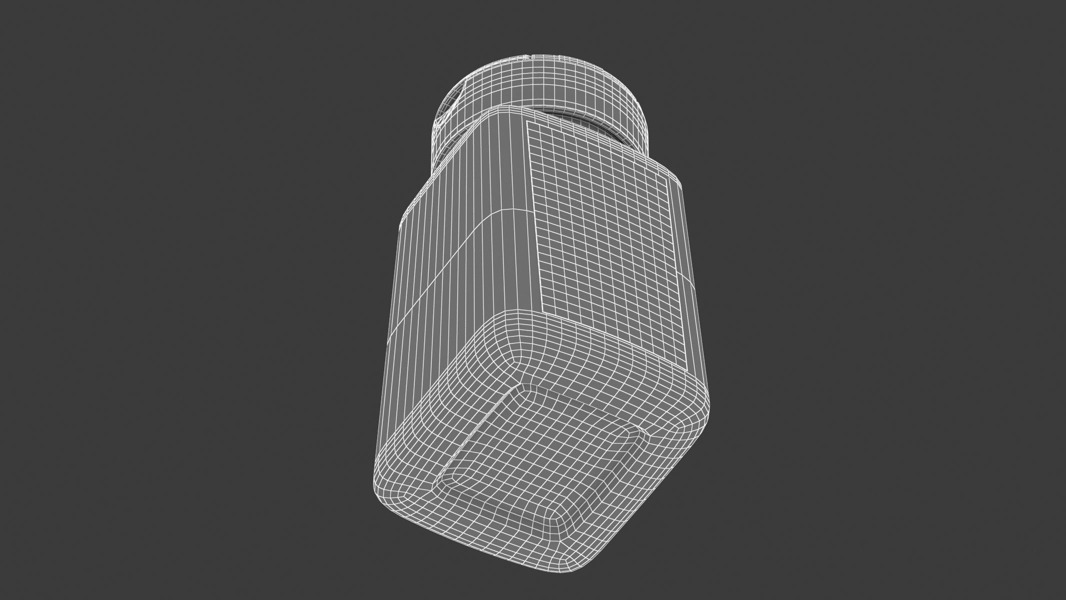 Jar Bottle 02 3D model_9