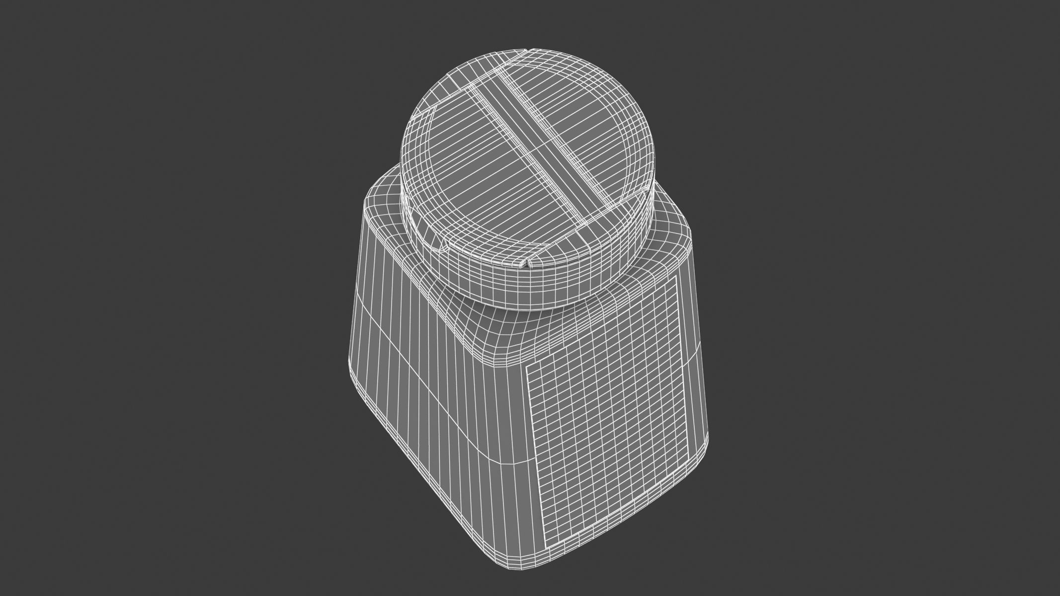 Jar Bottle 02 3D model_6