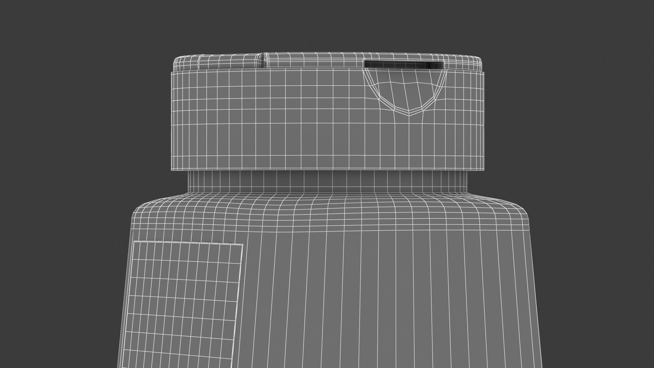 Jar Bottle 02 3D model_8