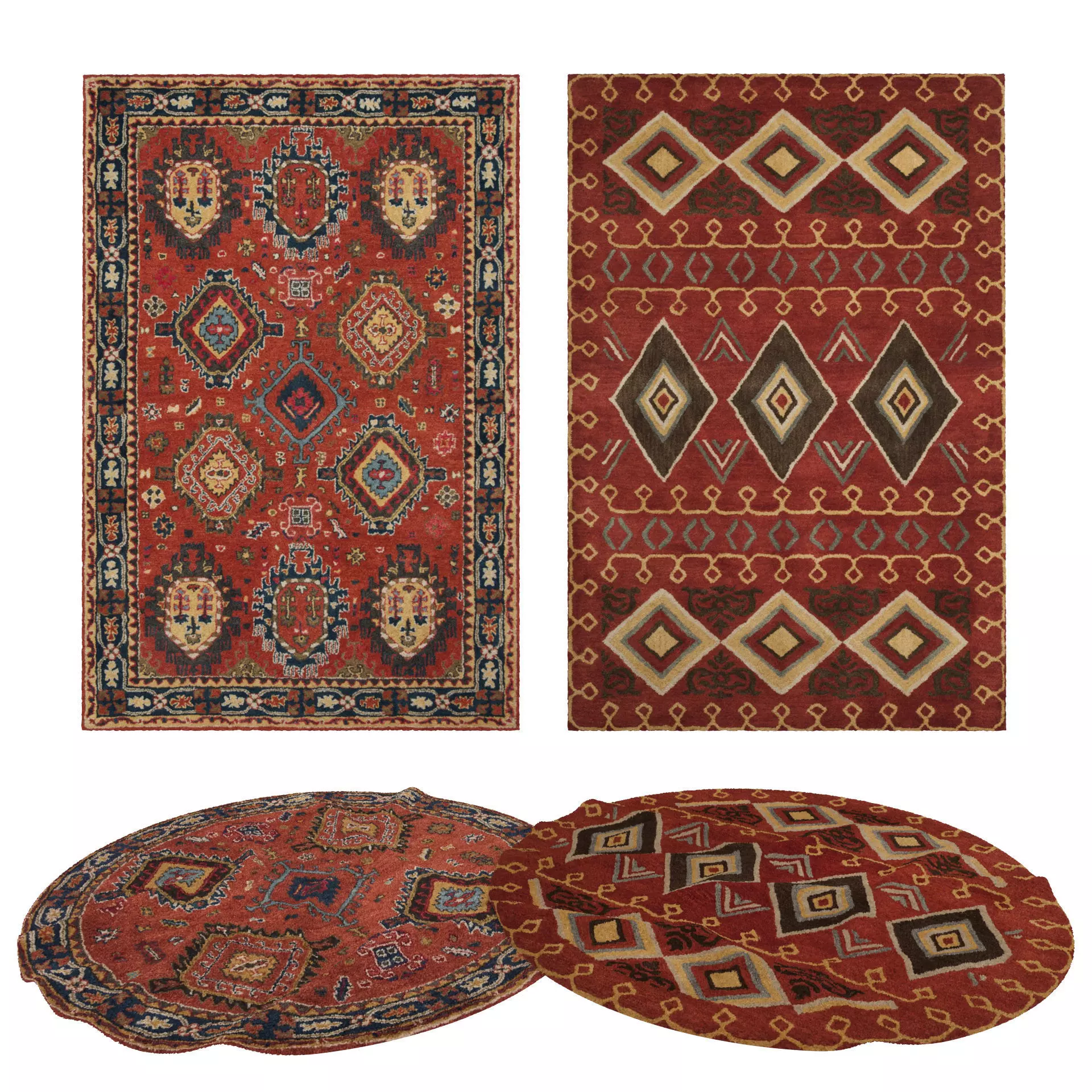 Rugs No 861 Low-poly 3D model_0