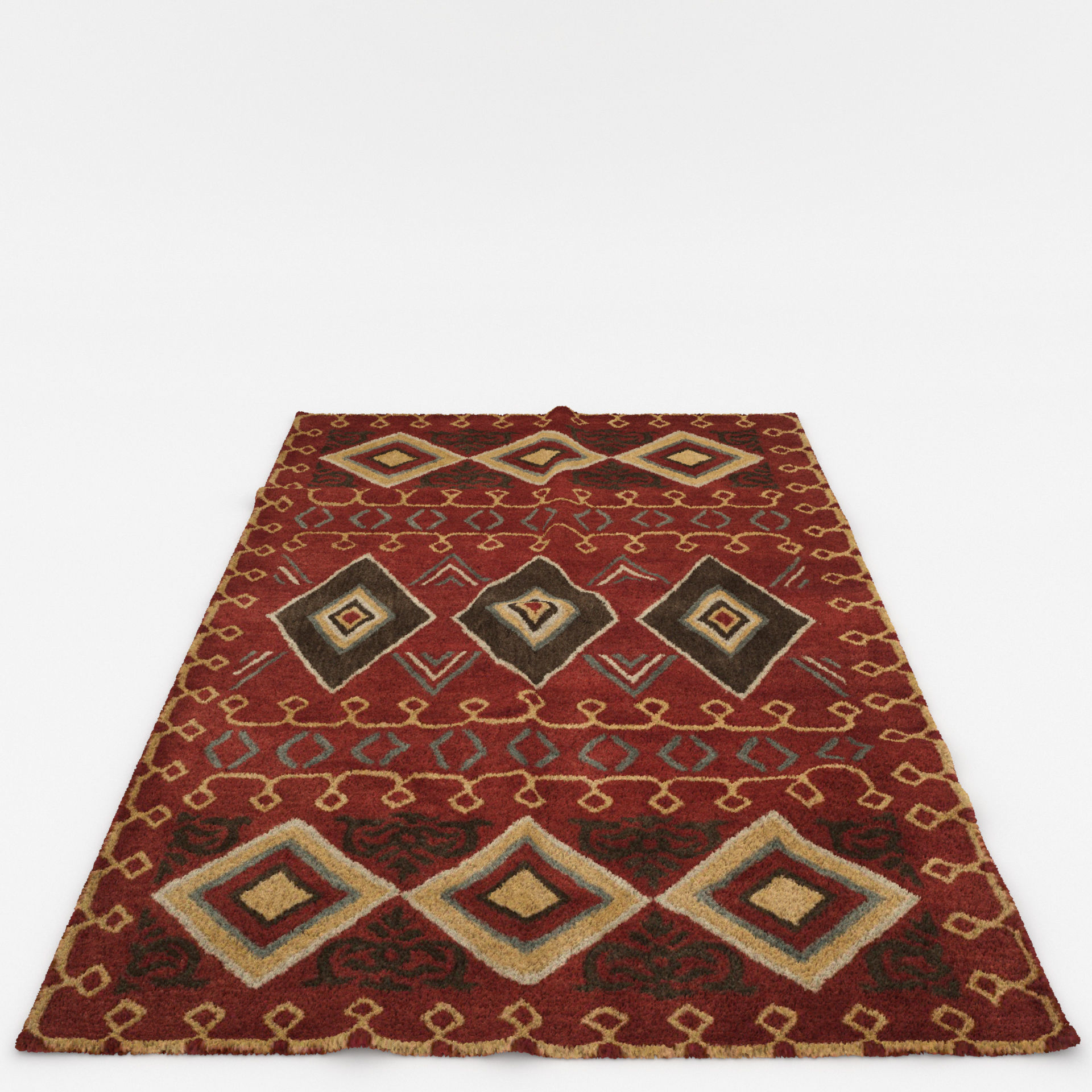 Rugs No 861 Low-poly 3D model_9