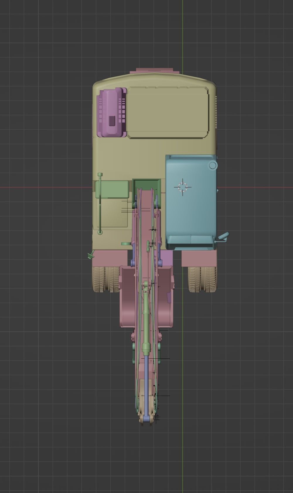 Machine Riggers 3d Excavator Rigged free 3D model rigged | CGTrader