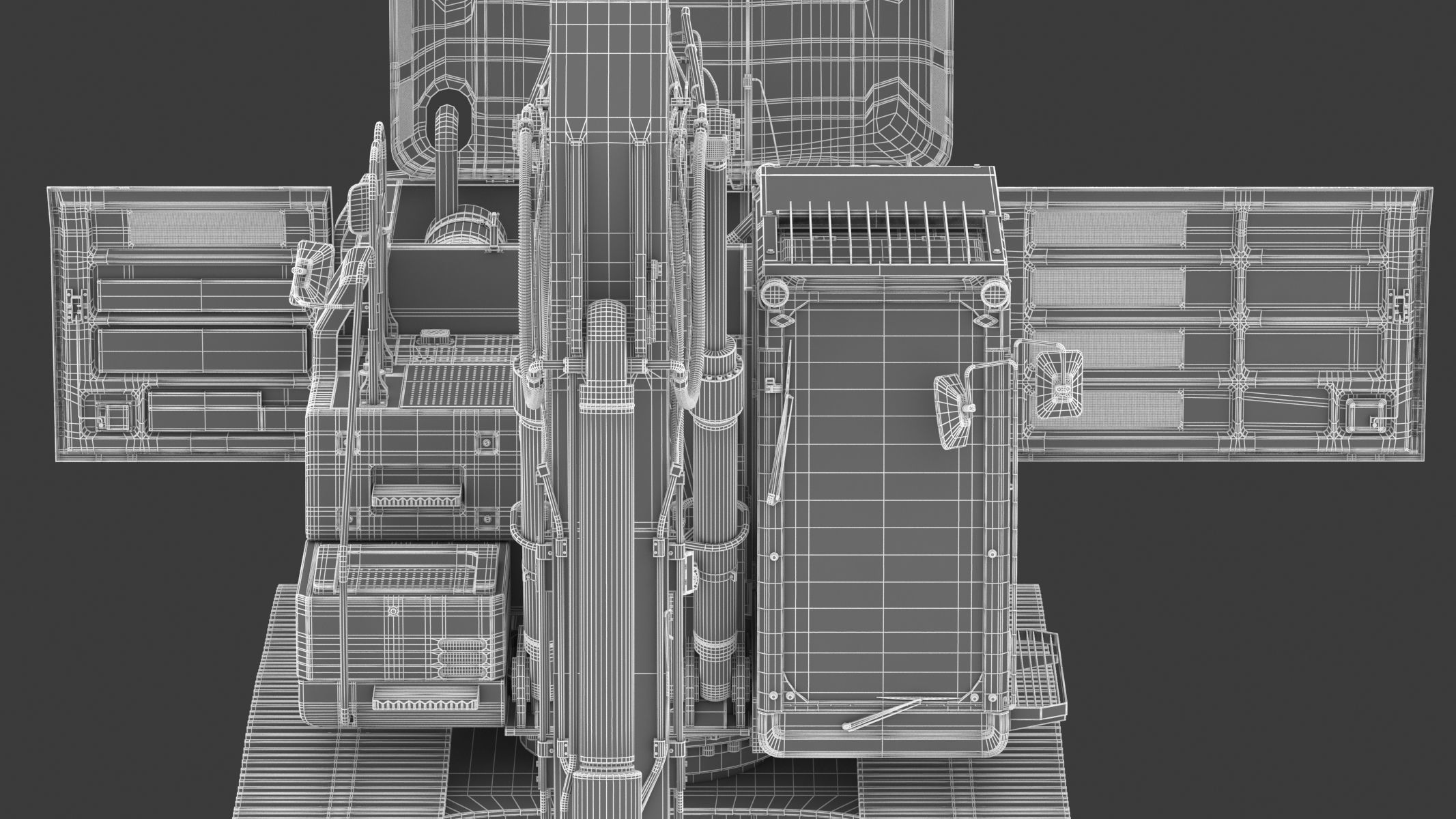 CAT 323 EL Medium Excavator 3D model_32