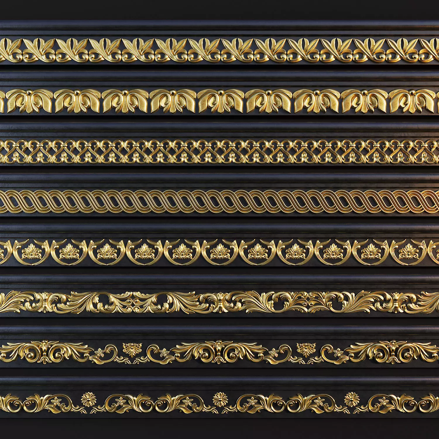 ORNAMENT TRIM 01 3D model_0