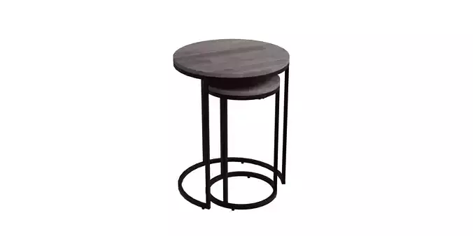 Gray Accent Table Set