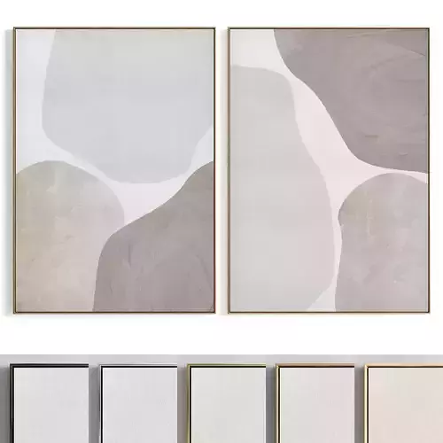 Plaster Two Photo Frame 148