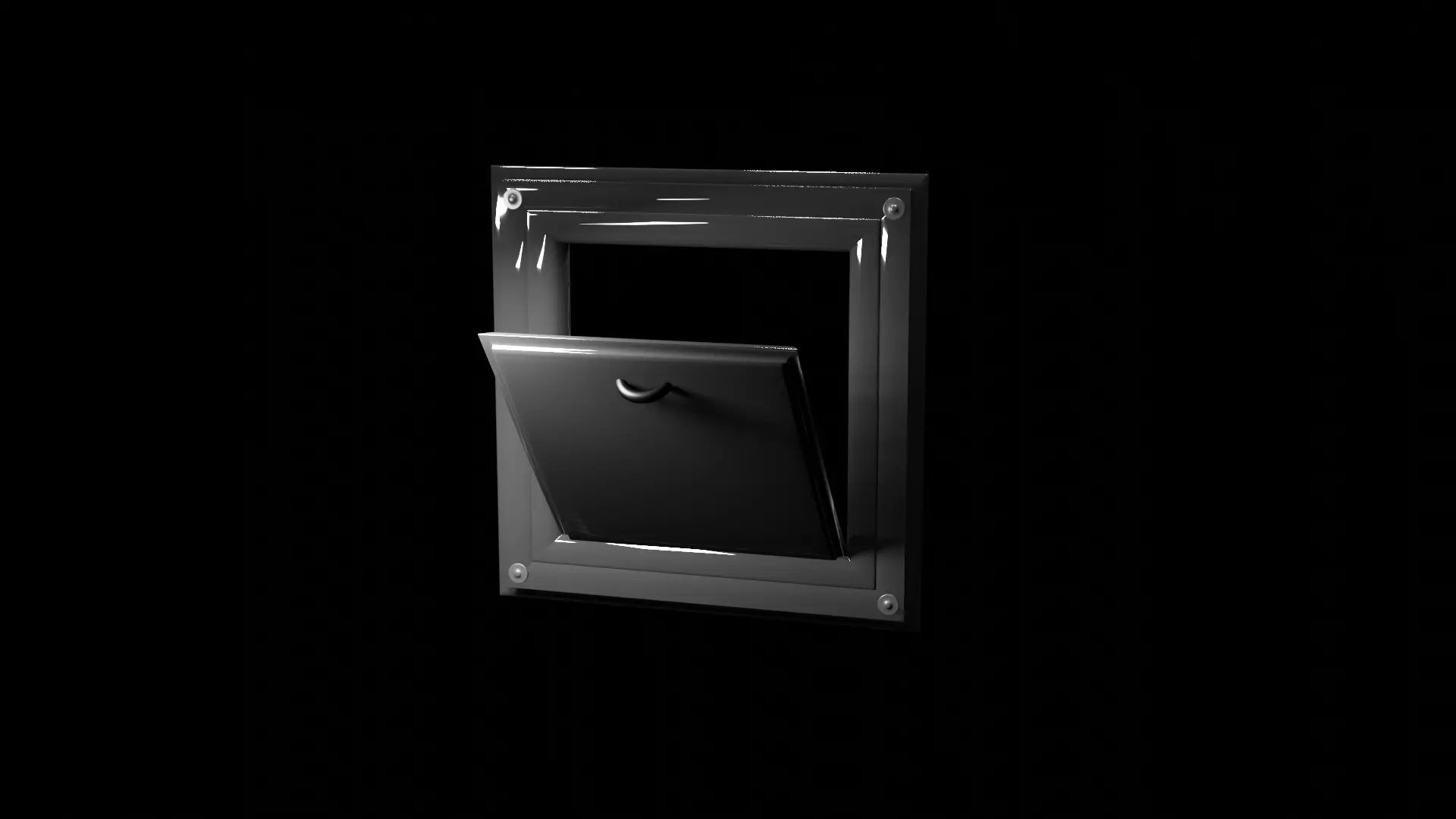 Trash Chute Free low-poly 3D model_0