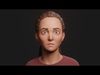 Female Stylized Rigged Low-poly 3D model_1