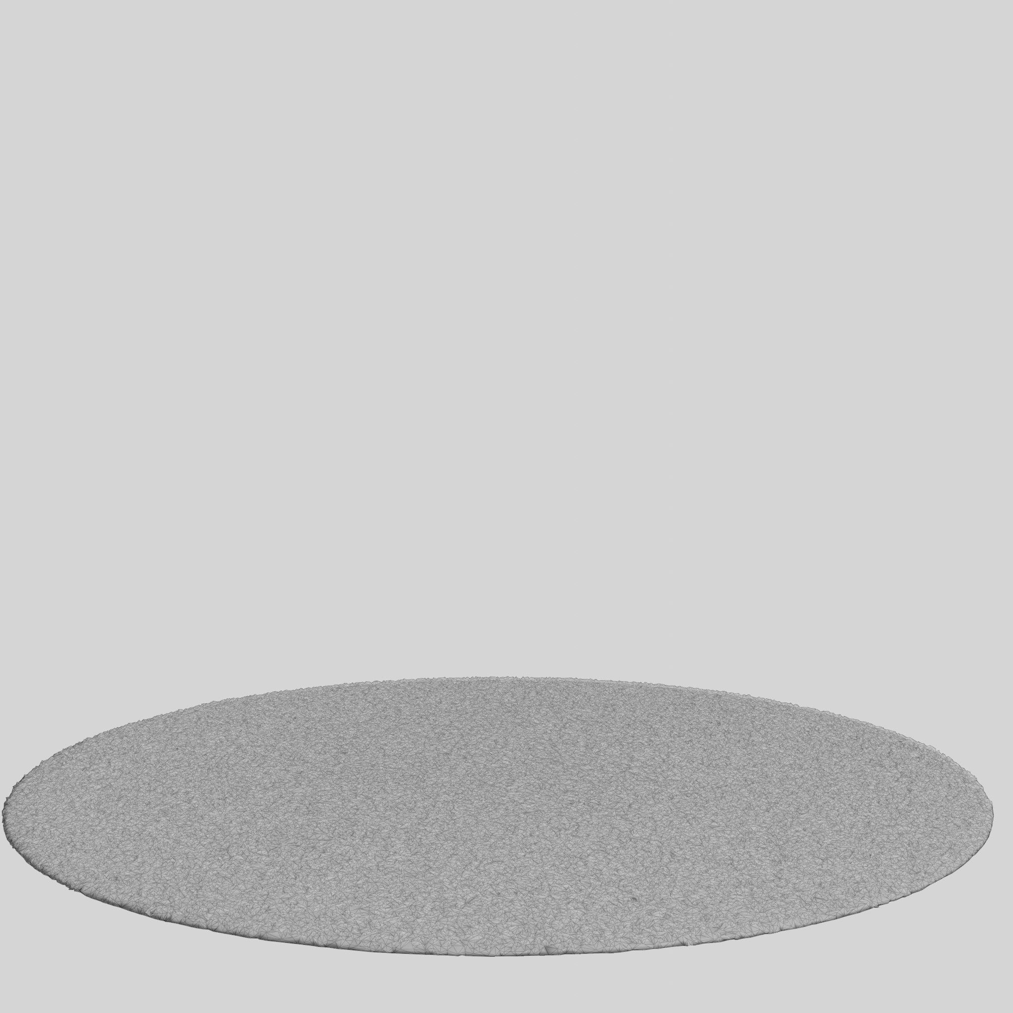 Vr Rugs 3D model Round Rug Brown VR / AR / low-poly | CGTrader