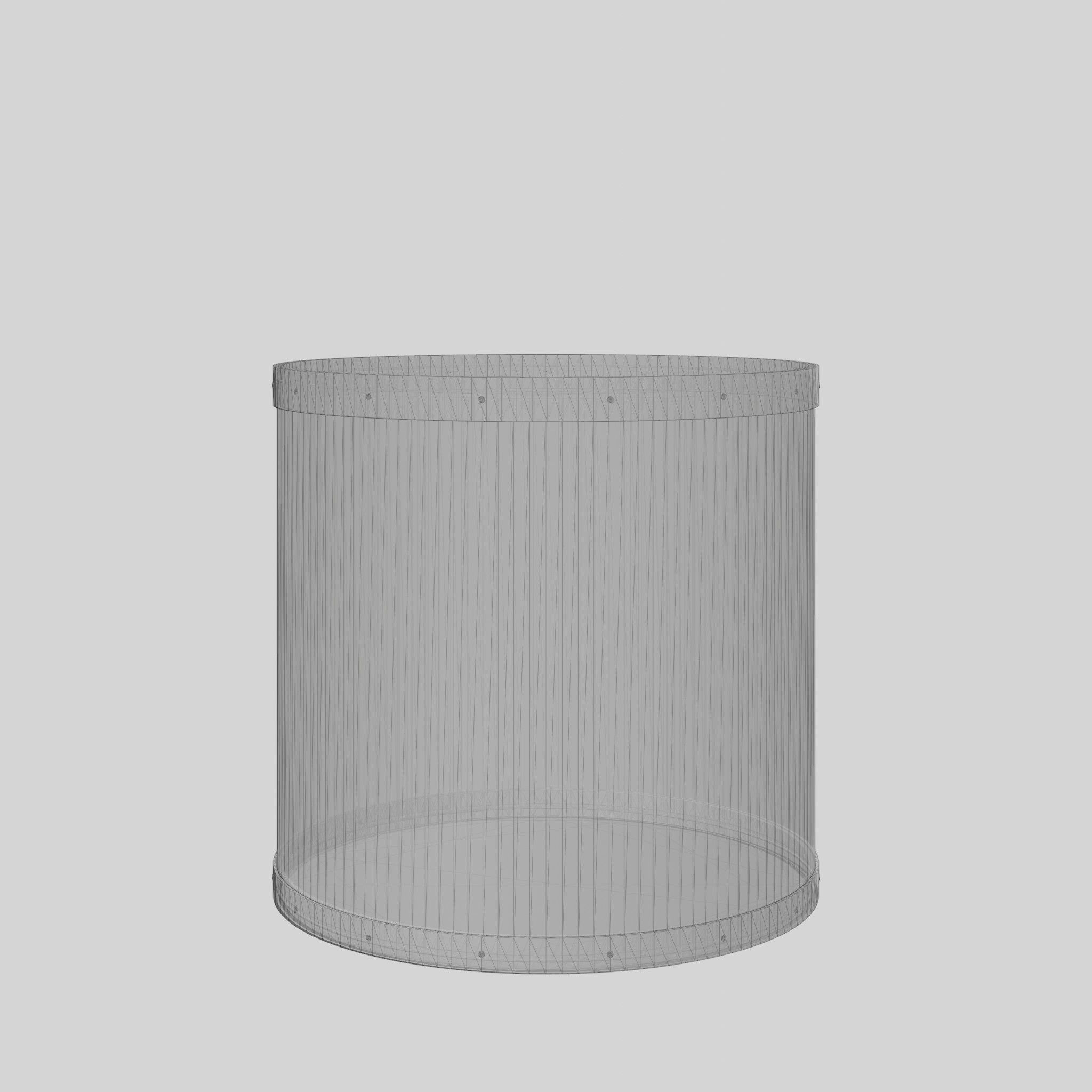 Basket 26 Low-poly 3D model_5