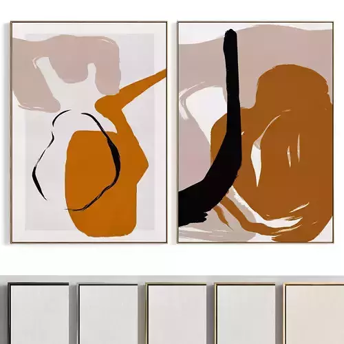 Plaster Two Photo Frame 149