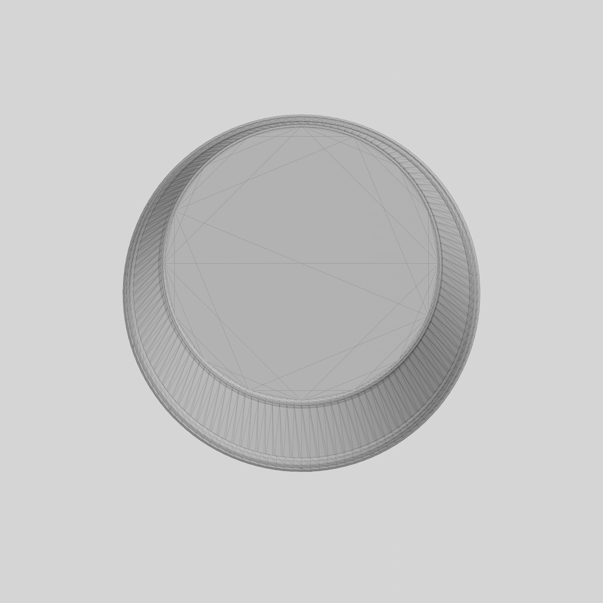 Basket 23 Low-poly 3D model_9