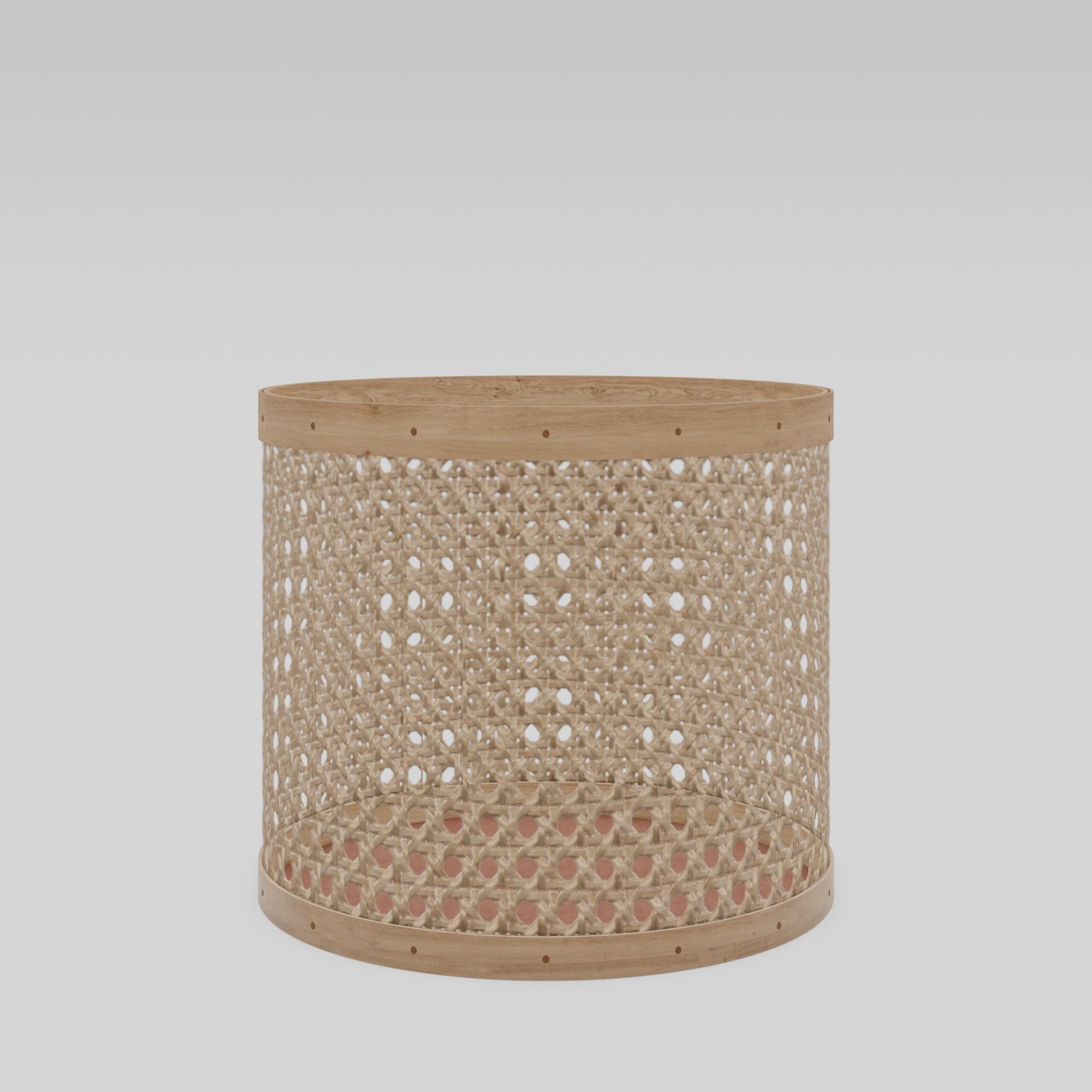 Basket 23 Low-poly 3D model_3