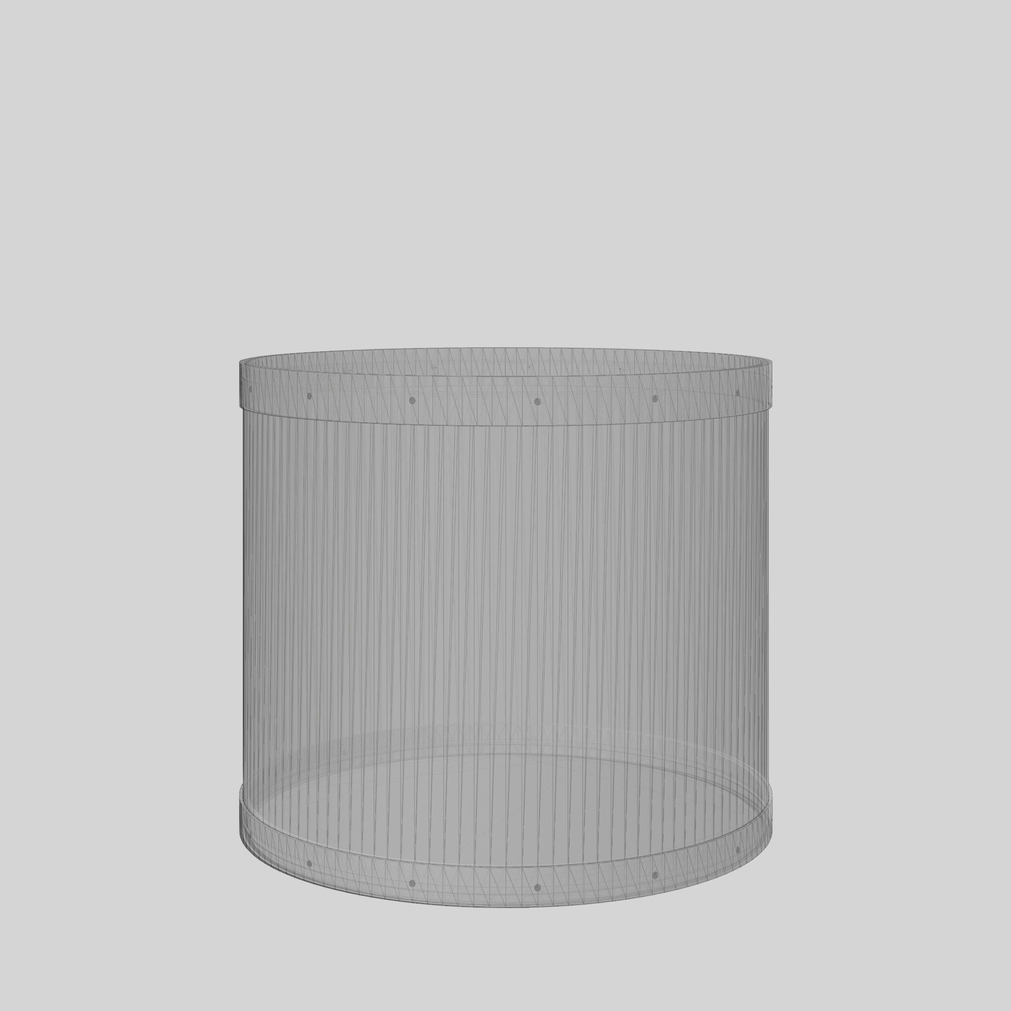 Basket 23 Low-poly 3D model_7
