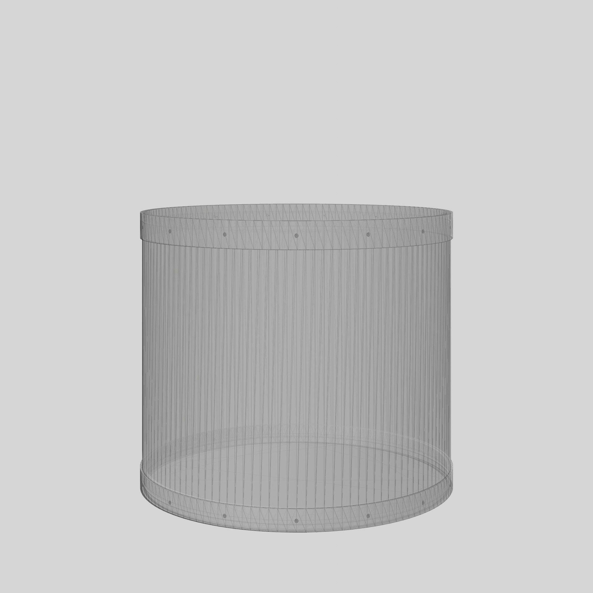 Basket 23 Low-poly 3D model_8
