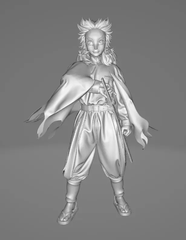 DEMON SLAYER RENGOKU 3D 3D print model_0