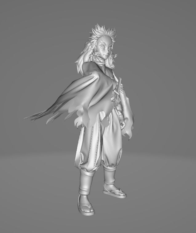 DEMON SLAYER RENGOKU 3D 3D print model_2
