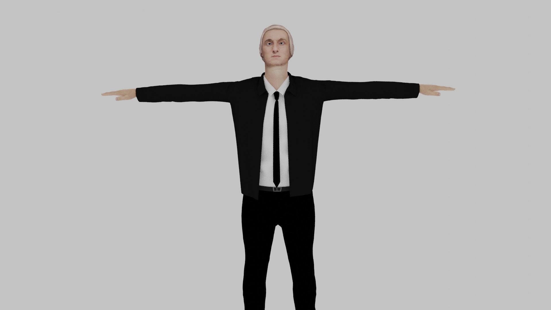 George Washington Low-poly 3D model_5