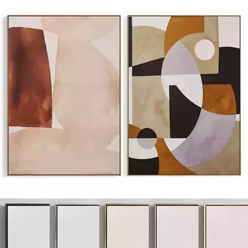 Plaster Two Photo Frame 154