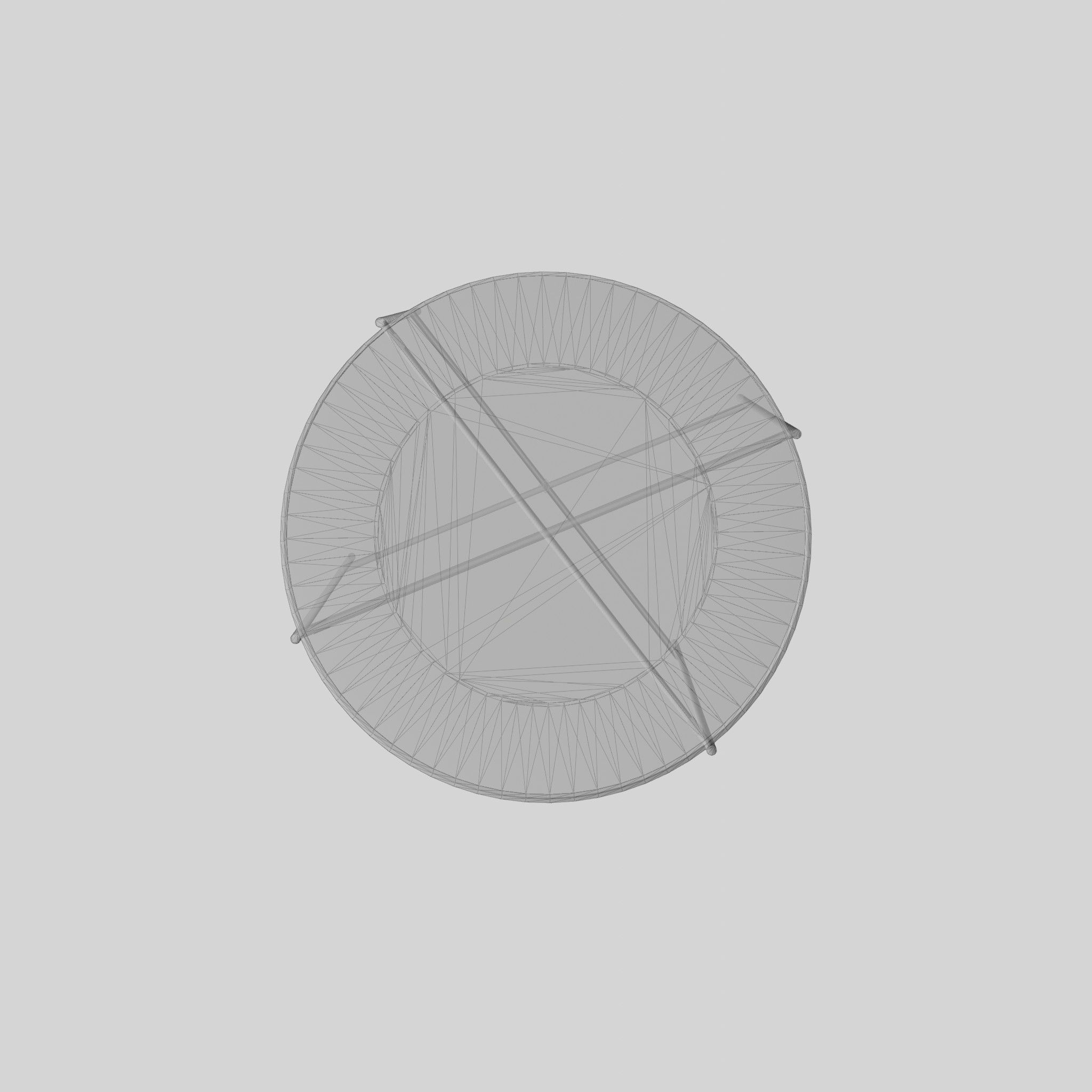 Bijou Serving Trays Low-poly 3D model_9