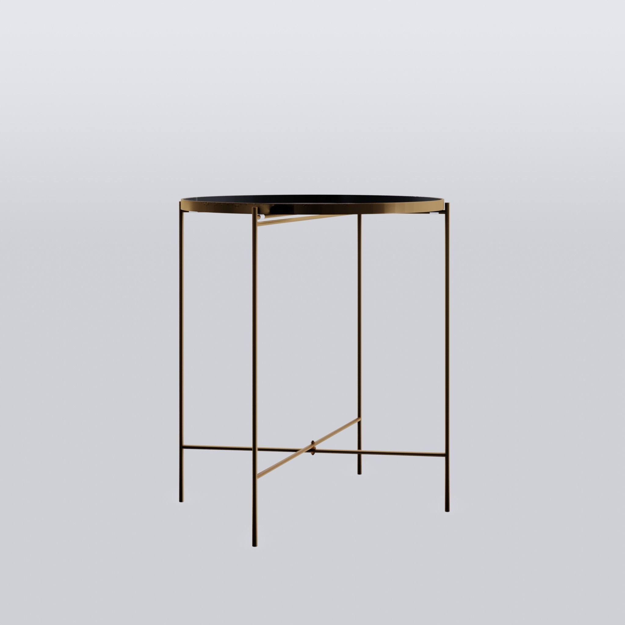 Bijou Serving Trays Low-poly 3D model_1