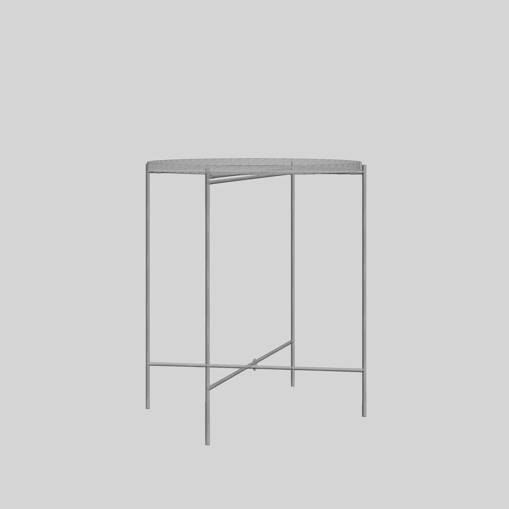 Bijou Serving Trays Low-poly 3D model_6