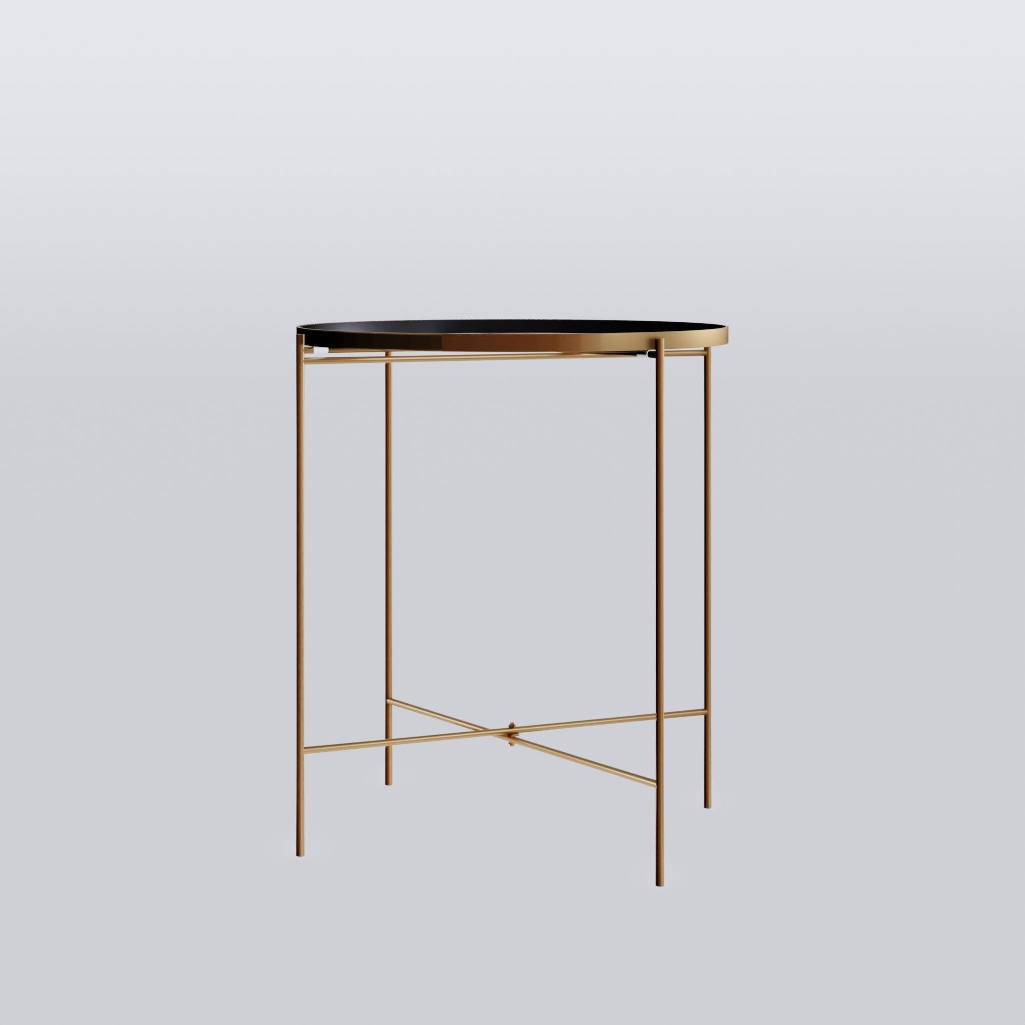 Bijou Serving Trays Low-poly 3D model_3