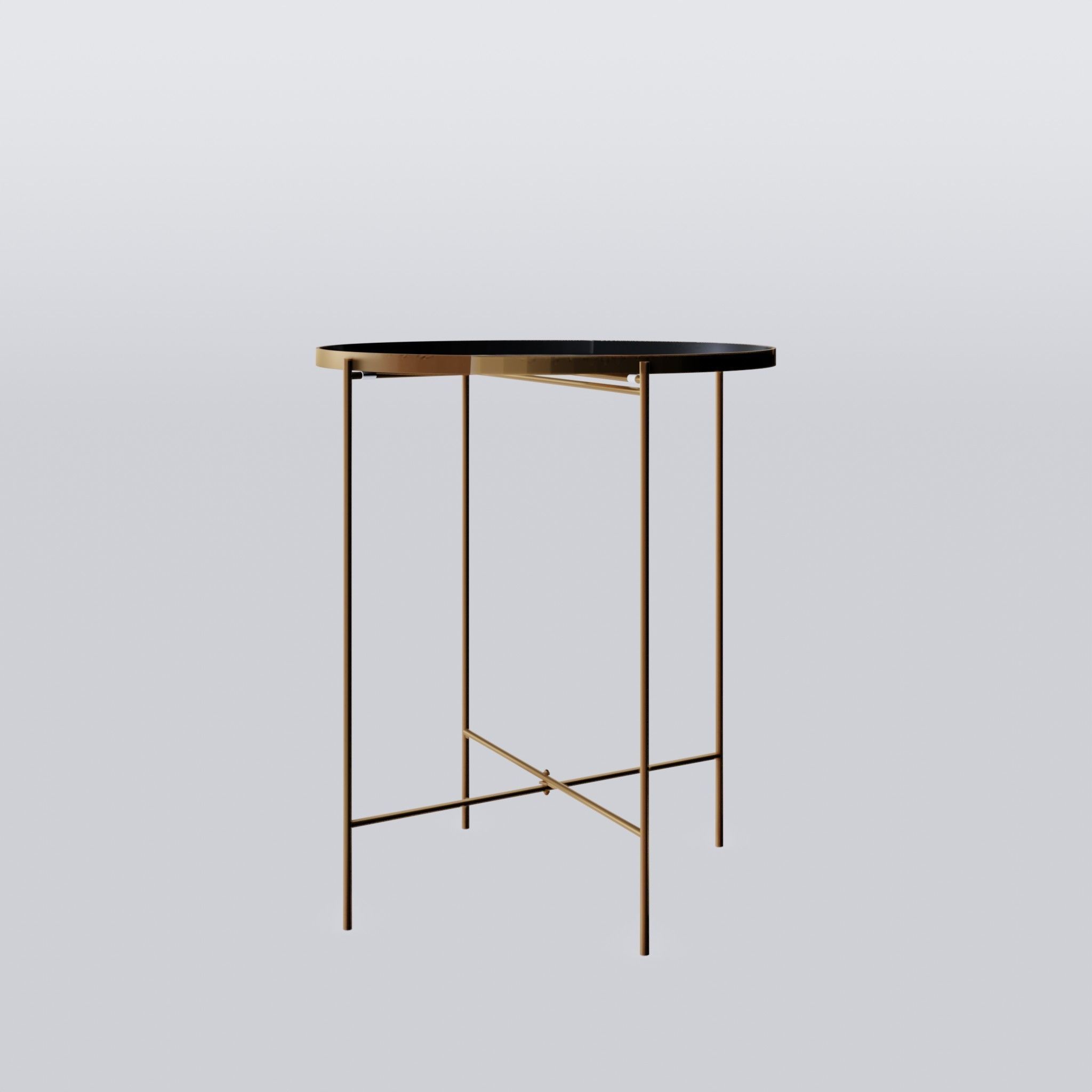 Bijou Serving Trays Low-poly 3D model_2