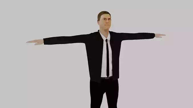 Gordon Brown Low-poly 3D model