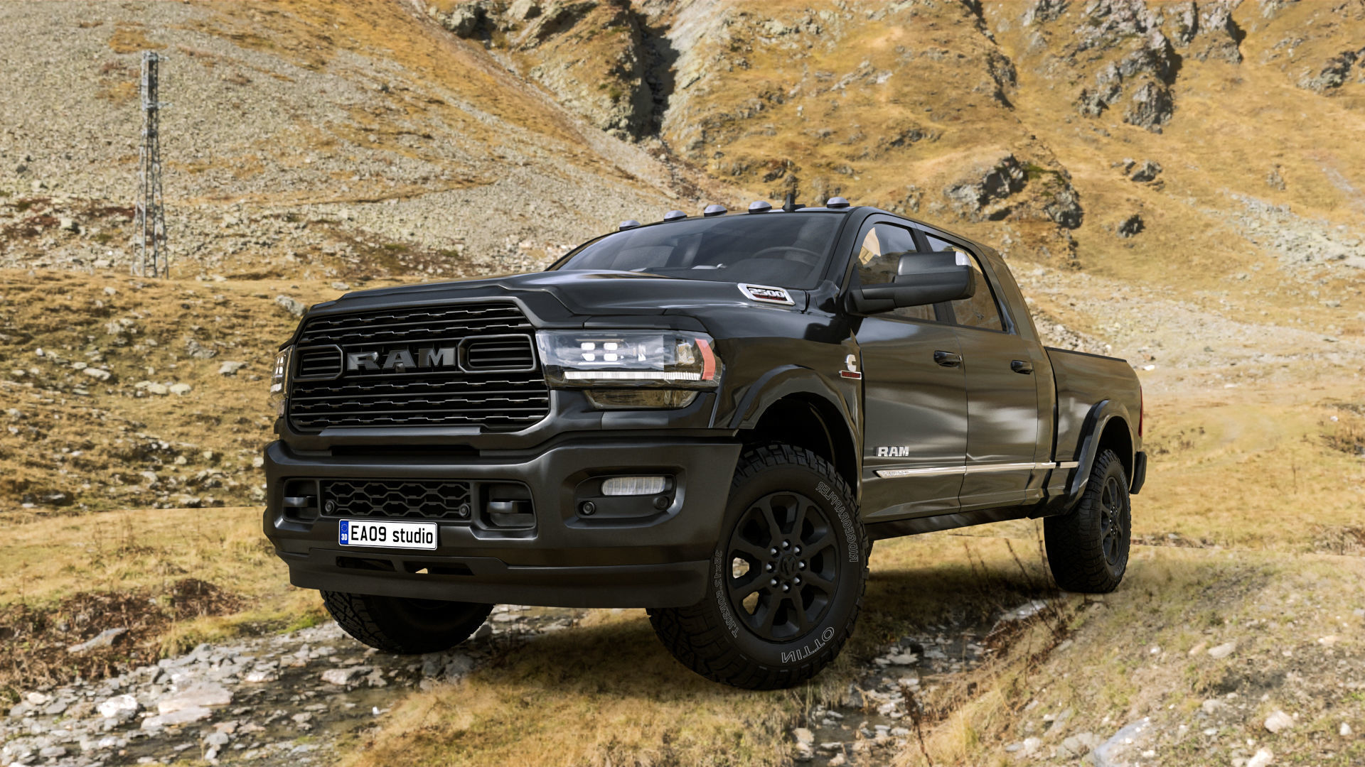 2023 Ram 2500 Mega Cab 3D model_2