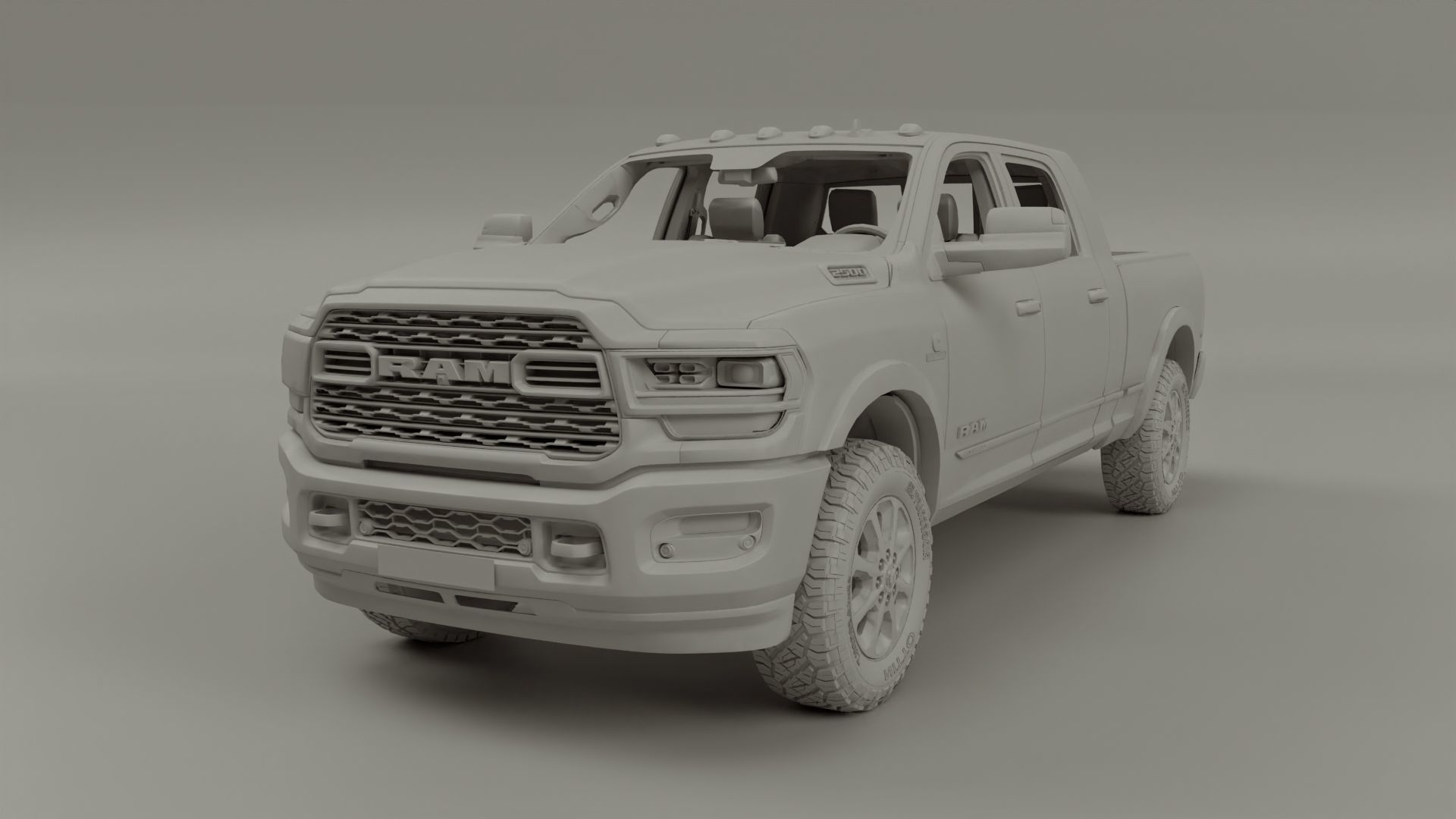 2023 Ram 2500 Mega Cab 3D model_7