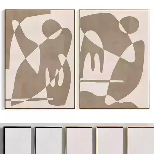 Plaster Two Photo Frame 155