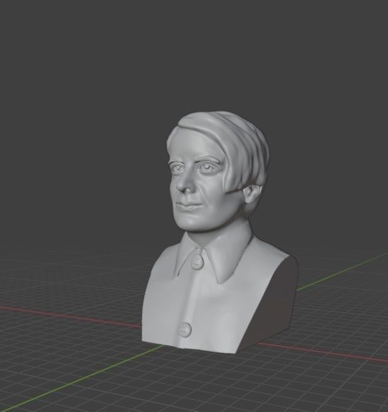 Ayn Rand 3D print model_1