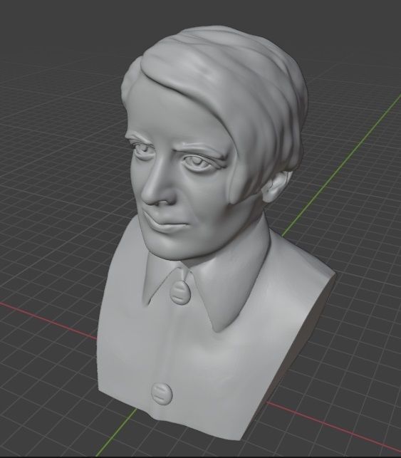 Ayn Rand 3D print model_3