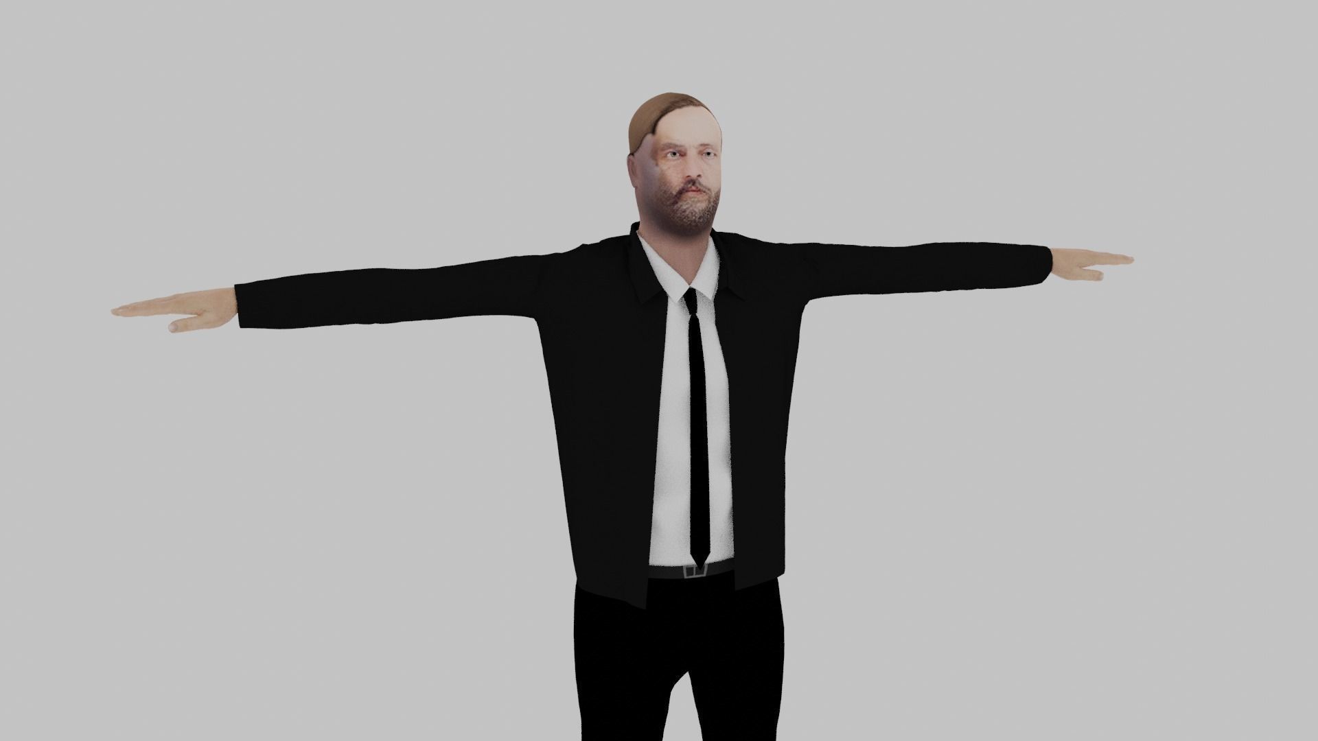 James A Garfield Low-poly 3D model_4