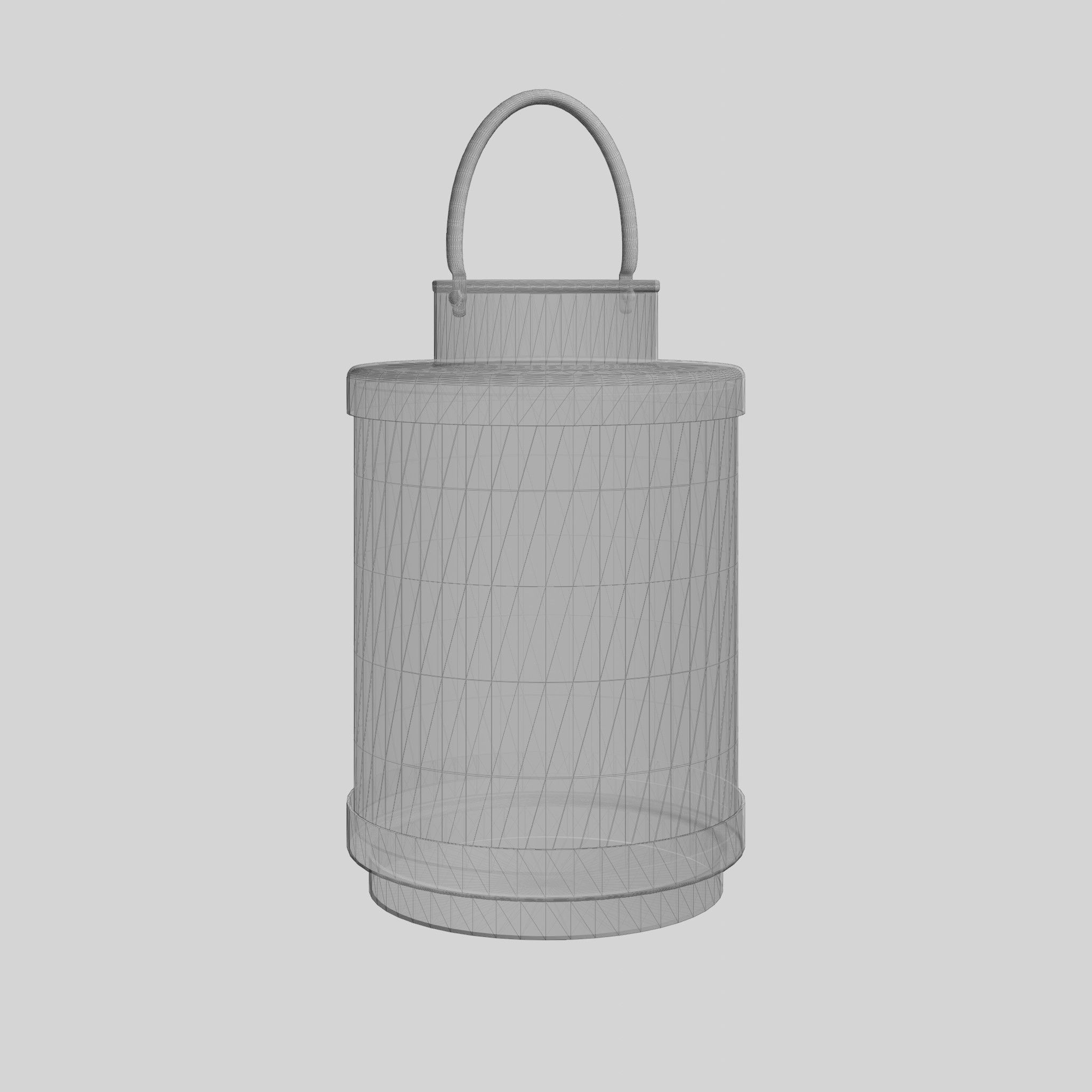 Alisa Lantern Large Low-poly 3D model_6