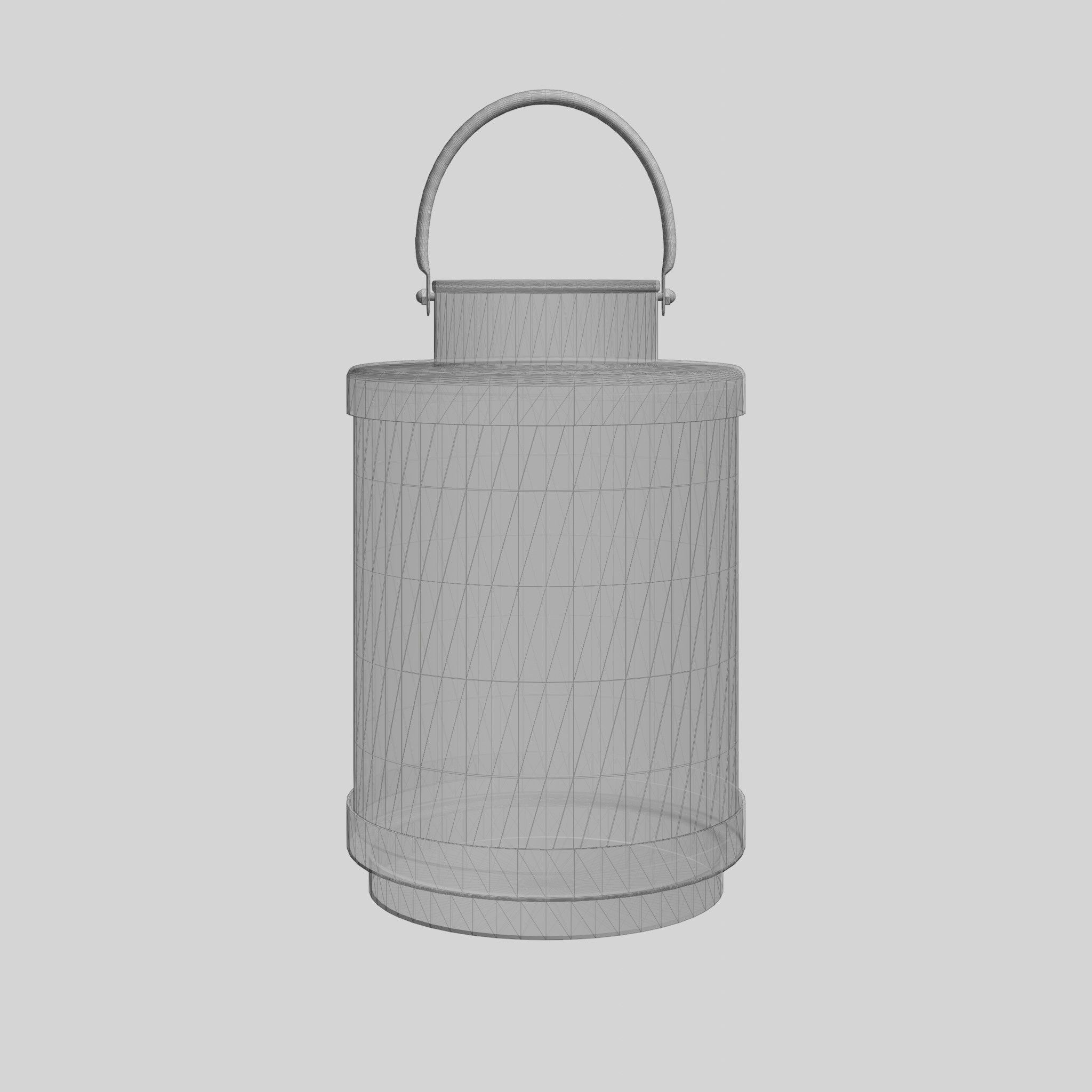 Alisa Lantern Large Low-poly 3D model_5