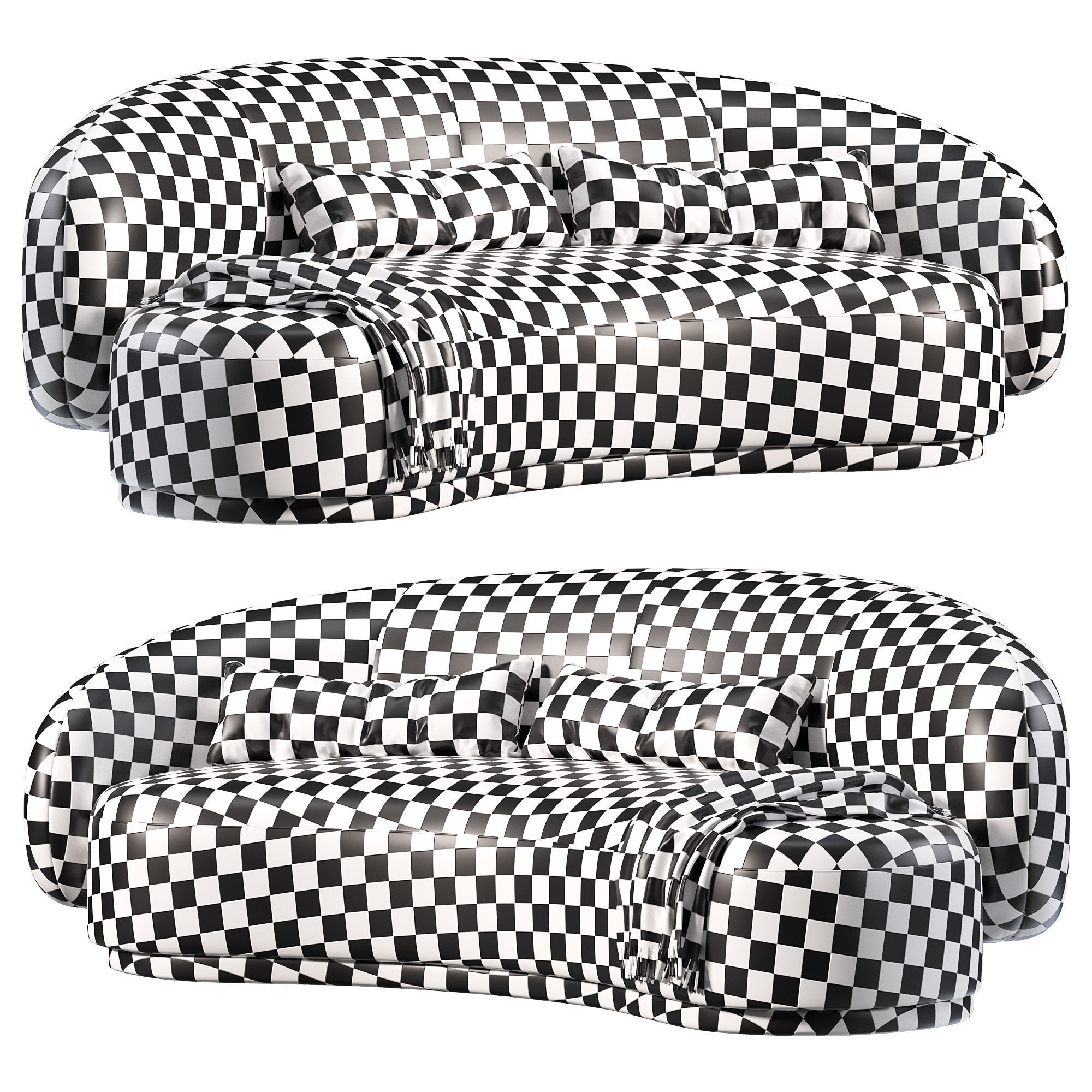 Julep Chaise longue sofa 3D model_4