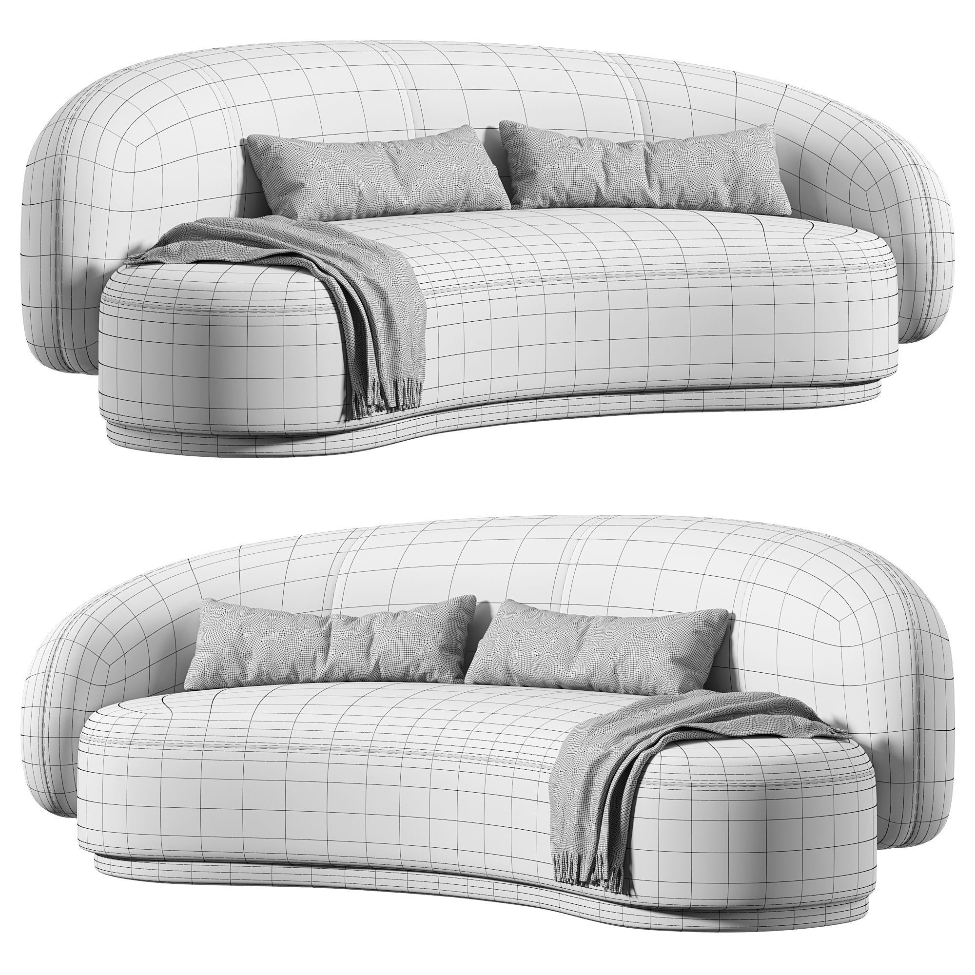 Julep Chaise longue sofa 3D model_5