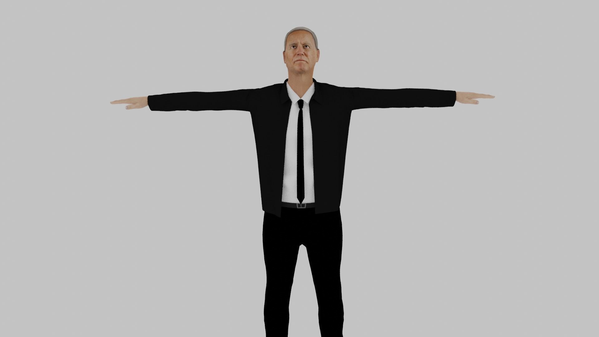 Joe Biden Low-poly 3D model_5