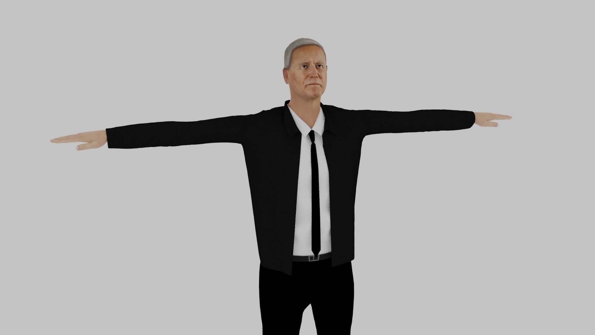 Joe Biden Low-poly 3D model_4
