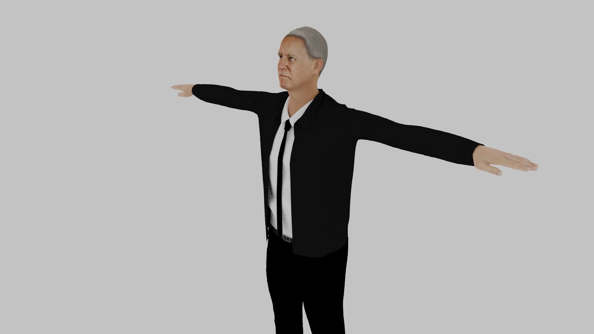 Joe Biden Low-poly 3D model_2