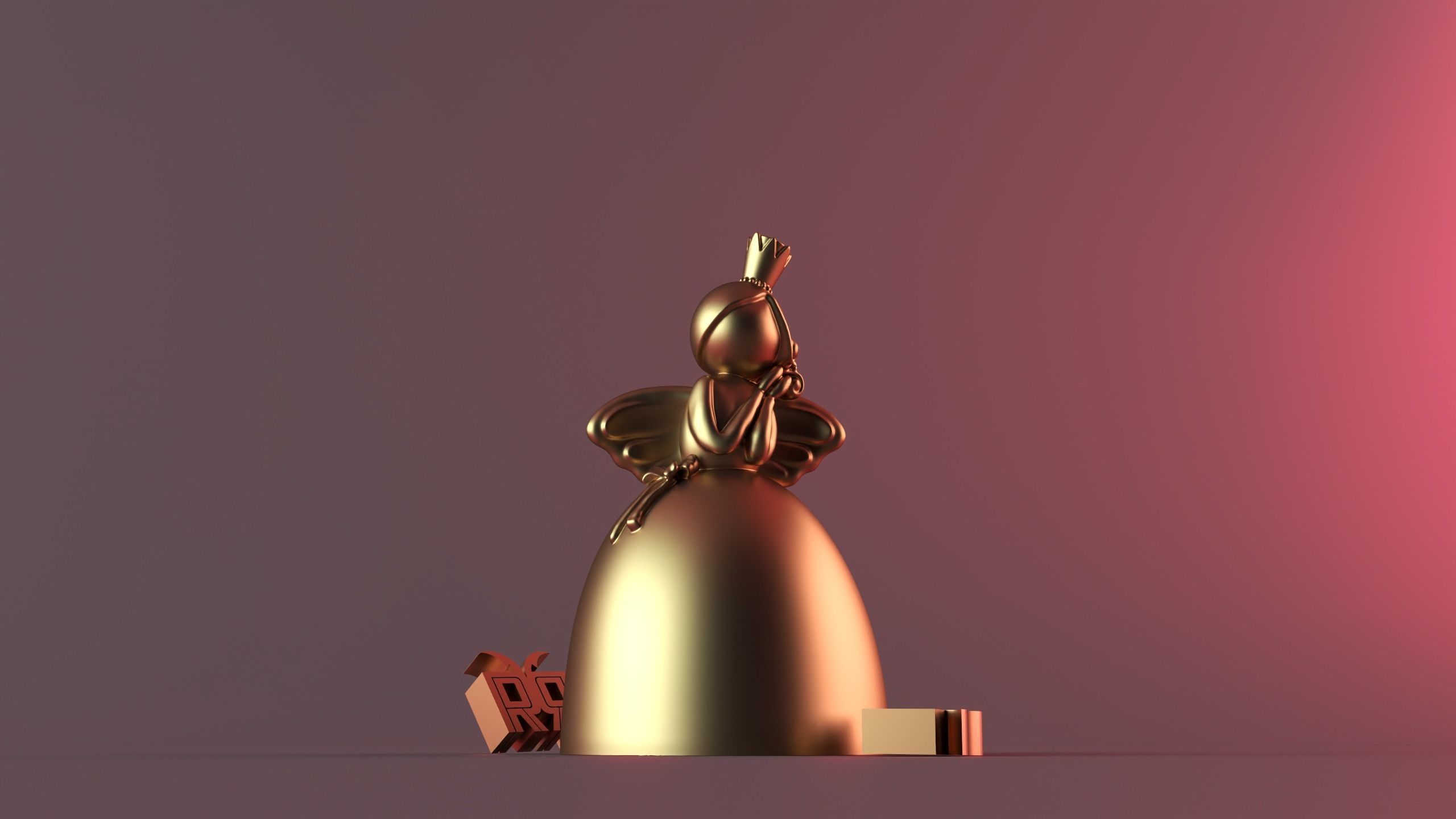 Angel Bride 3D print model_20