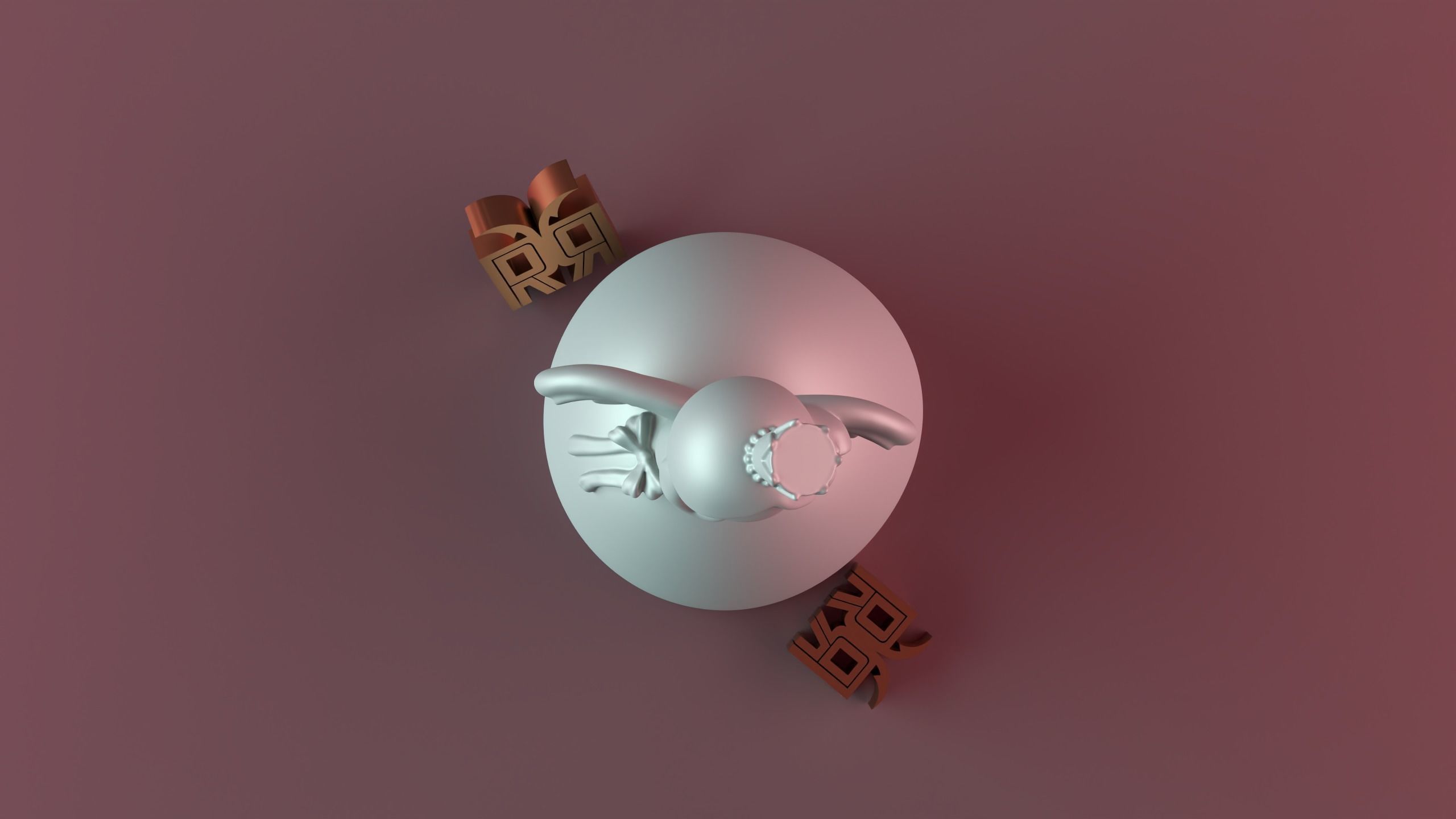 Angel Bride 3D print model_9