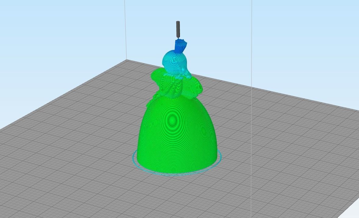 Angel Bride 3D print model_4